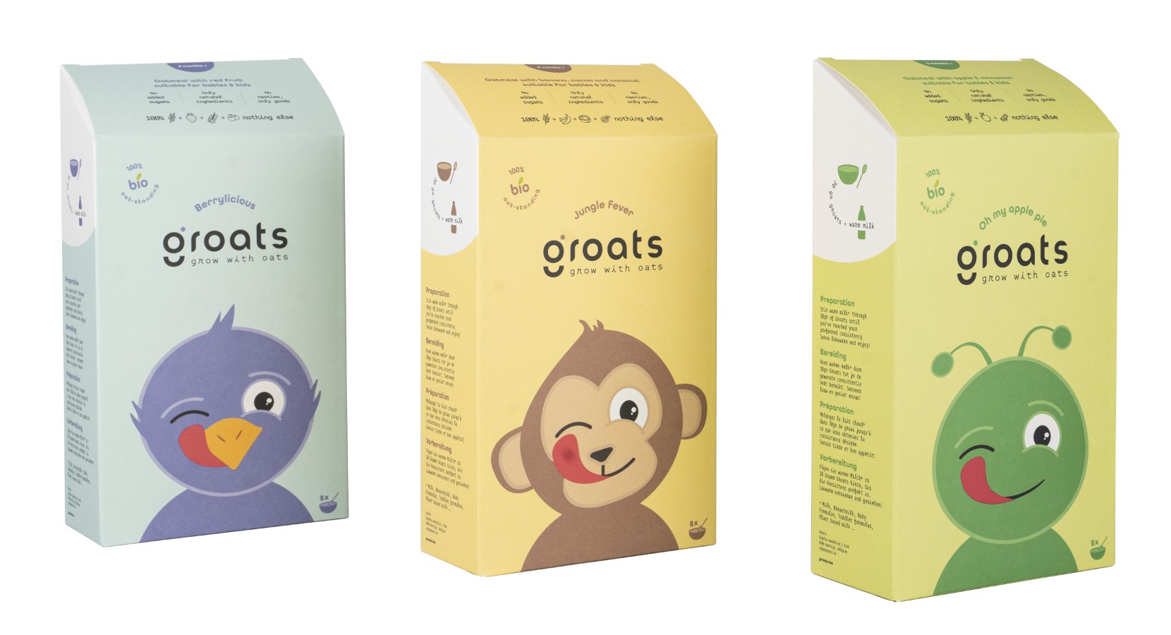 Groats - oatmeal for babies 8 months +